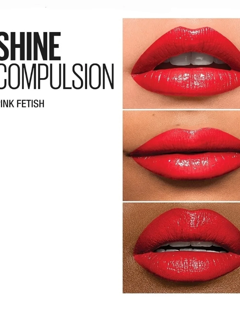 Maybelline Color Sensational Shine Compulsion Lipstick - Pink Fetish 0.1oz BNIB